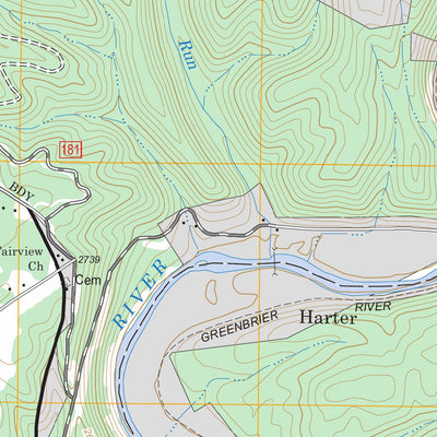 US Forest Service - Topo Edray, WV FSTopo Legacy digital map