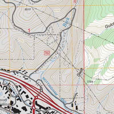 US Forest Service - Topo Edwards, CO FSTopo Legacy digital map