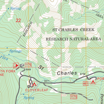 US Forest Service - Topo Egan Basin, ID FSTopo Legacy digital map