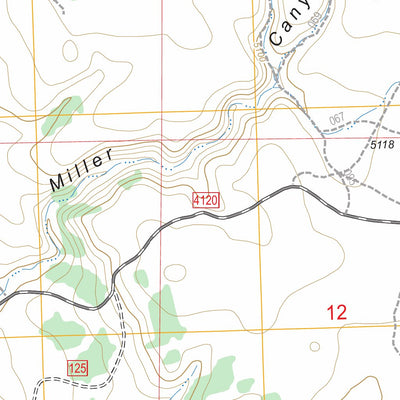 US Forest Service - Topo Egypt Canyon, OR FSTopo Legacy digital map