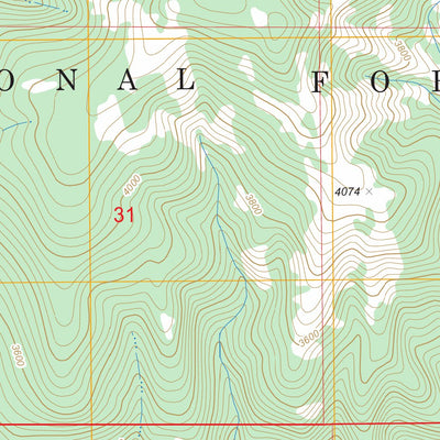 US Forest Service - Topo Eight Dollar Mountain, OR FSTopo Legacy digital map