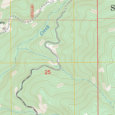 US Forest Service - Topo Eight Dollar Mountain, OR FSTopo Legacy digital map