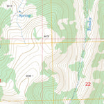 US Forest Service - Topo Eighteenmile Peak, MT - ID FSTopo Legacy digital map