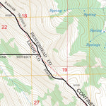 US Forest Service - Topo Eighteenmile Peak, MT - ID FSTopo Legacy digital map