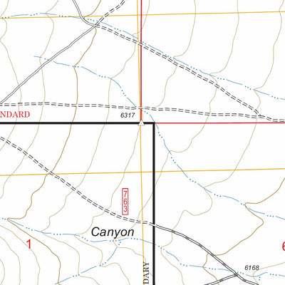US Forest Service - Topo Eightmile Canyon, ID FSTopo Legacy digital map