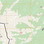 US Forest Service - Topo Eightmile Canyon, ID FSTopo Legacy digital map
