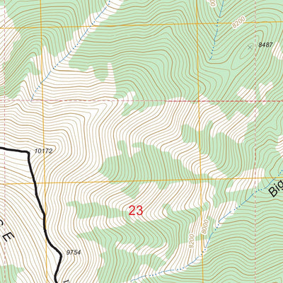 US Forest Service - Topo Eightmile Canyon, ID FSTopo Legacy digital map