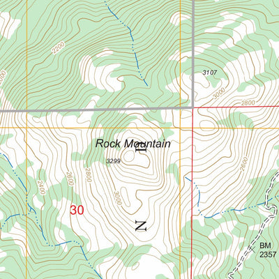 US Forest Service - Topo El Cajon Mountain, CA FSTopo Legacy digital map