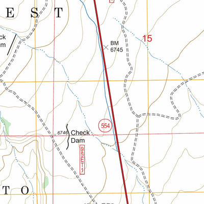 US Forest Service - Topo El Rito, NM FSTopo Legacy digital map