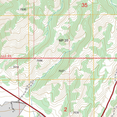 US Forest Service - Topo El Rito, NM FSTopo Legacy digital map