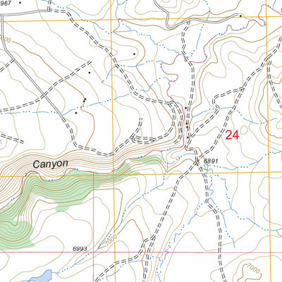 US Forest Service - Topo El Vado, NM FSTopo Legacy digital map