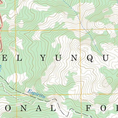US Forest Service - Topo El Yunque, PR FSTopo Legacy digital map