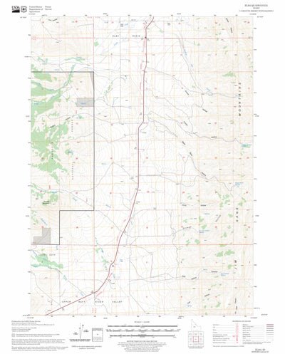 US Forest Service - Topo Elba, ID FSTopo Legacy digital map