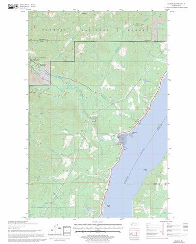 US Forest Service - Topo Eldon, WA FSTopo Legacy digital map