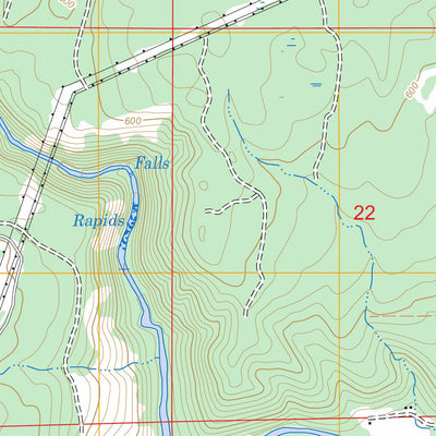US Forest Service - Topo Eldon, WA FSTopo Legacy digital map