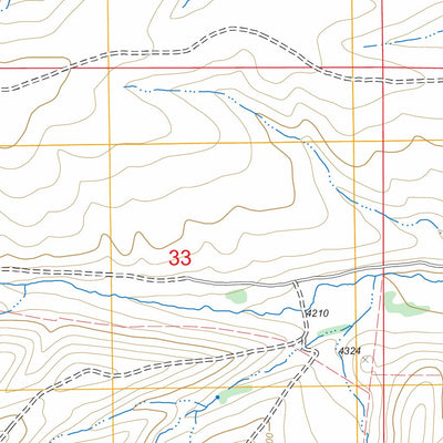US Forest Service - Topo Eldorado Pass, OR FSTopo Legacy digital map