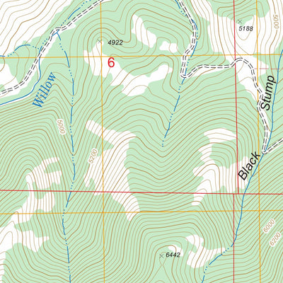 US Forest Service - Topo Eldorado Pass, OR FSTopo Legacy digital map