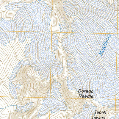 US Forest Service - Topo Eldorado Peak, WA FSTopo Legacy digital map