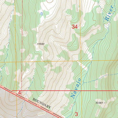 US Forest Service - Topo Elephant Head Rock, CO FSTopo Legacy digital map