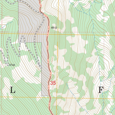 US Forest Service - Topo Elephant Peak, MT FSTopo Legacy digital map