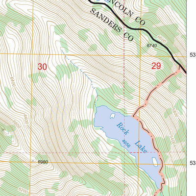 US Forest Service - Topo Elephant Peak, MT FSTopo Legacy digital map