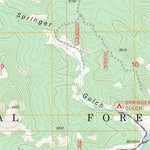 US Forest Service - Topo Elevenmile Canyon, CO FSTopo Legacy digital map