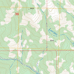 US Forest Service - Topo Elevenmile Creek, ID FSTopo Legacy digital map