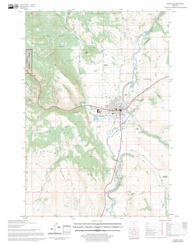 US Forest Service - Topo Elgin, OR FSTopo Legacy digital map