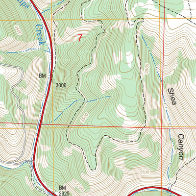 US Forest Service - Topo Elgin, OR FSTopo Legacy digital map
