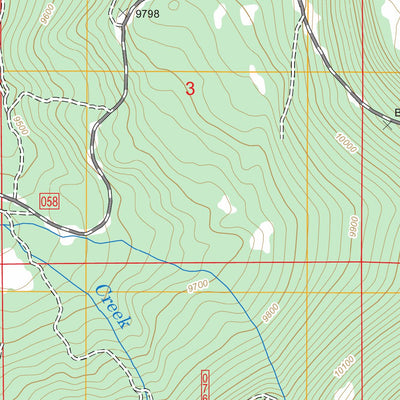 US Forest Service - Topo Elizabeth Mountain, UT - WY FSTopo Legacy digital map