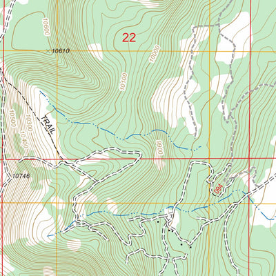 US Forest Service - Topo Elizabeth Mountain, UT - WY FSTopo Legacy digital map