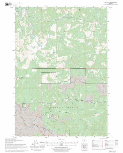 US Forest Service - Topo Elk City, OR FSTopo Legacy digital map