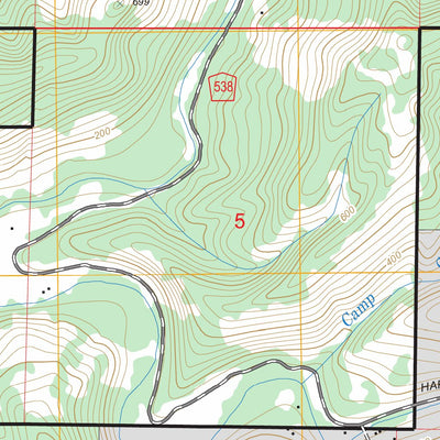 US Forest Service - Topo Elk City, OR FSTopo Legacy digital map
