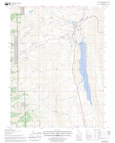 US Forest Service - Topo Elk Creek, CA FSTopo Legacy digital map