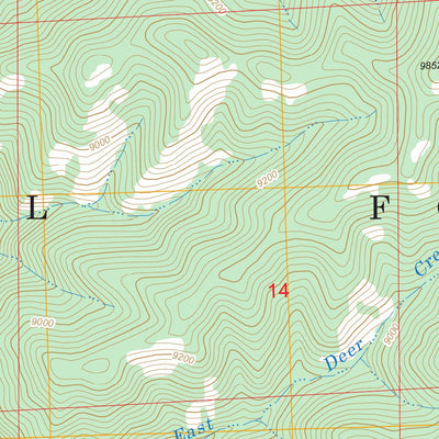 US Forest Service - Topo Elk Creek, CO FSTopo Legacy digital map
