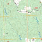 US Forest Service - Topo Elk Creek, MT FSTopo Legacy digital map