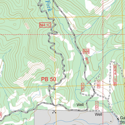US Forest Service - Topo Elk Knob, CO FSTopo Legacy digital map