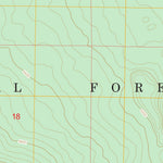 US Forest Service - Topo Elk Lake, OR FSTopo Legacy digital map