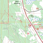 US Forest Service - Topo Elk Lake, OR FSTopo Legacy digital map