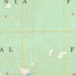 US Forest Service - Topo Elk Mountain, NM FSTopo Legacy digital map