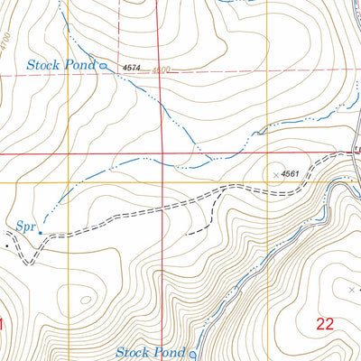 US Forest Service - Topo Elk Mountain, OR FSTopo Legacy digital map