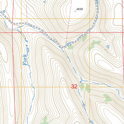 US Forest Service - Topo Elk Mountain SE, OR FSTopo Legacy digital map