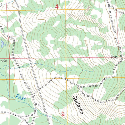 US Forest Service - Topo Elk Mountain SW, WY FSTopo Legacy digital map