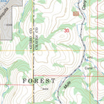 US Forest Service - Topo Elk, NM FSTopo Legacy digital map