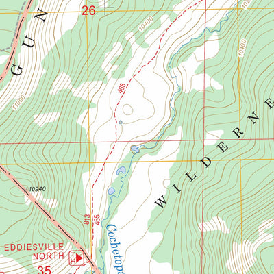 US Forest Service - Topo Elk Park, CO FSTopo Legacy digital map