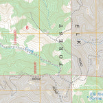 US Forest Service - Topo Elk Ridge, MT FSTopo Legacy digital map