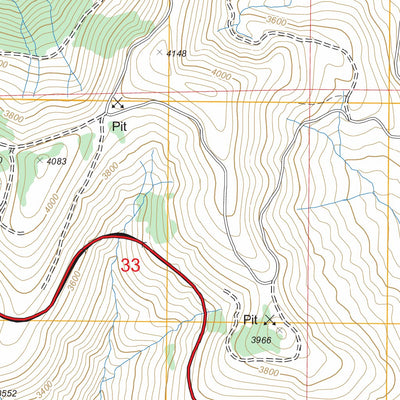 US Forest Service - Topo Elk Rock, WA FSTopo Legacy digital map