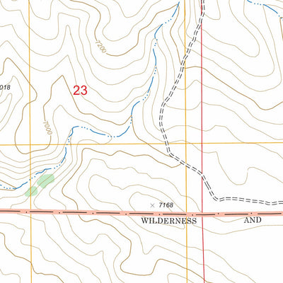 US Forest Service - Topo Elk Springs, MT - ID FSTopo Legacy digital map