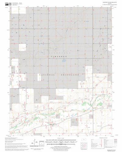 US Forest Service - Topo Elkhart NE, KS FSTopo Legacy digital map