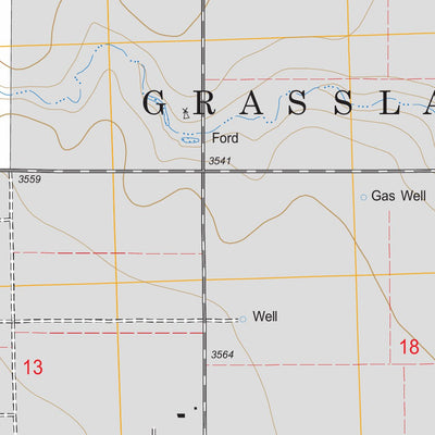 US Forest Service - Topo Elkhart NW, KS FSTopo Legacy digital map